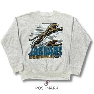 1993 Jaguars Banned Logo Crewneck Sweatshirt Retro Rt367